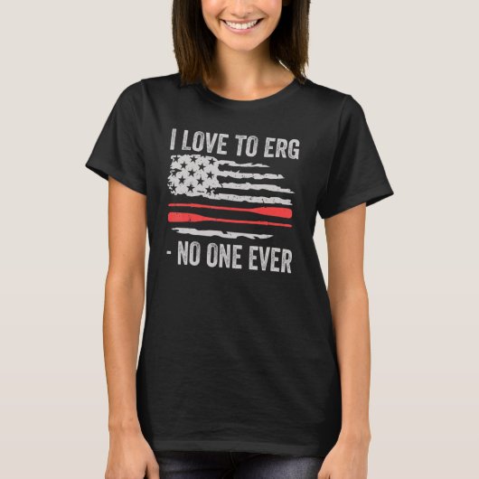 Ik vind het geweldig dat er niemand ooit rokend ta t-shirt (Voorkant)