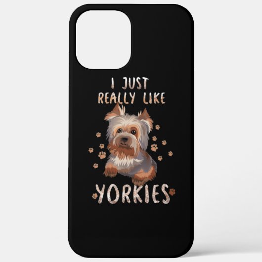 Ik vind het gewoon leuk dat Yorkies Case-Mate iPhone Case (Achterkant)