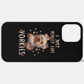 Ik vind het gewoon leuk dat Yorkies Case-Mate iPhone Case (Achterkant / Rechts)