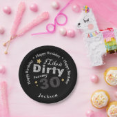 Ik vind het heerlijk om 30 tot 30ste verjaardag te papieren bordje (Feest)