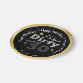 Ik vind het heerlijk om 30 tot 30ste verjaardag te papieren bordje (Gekanteld)