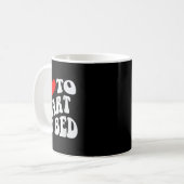 Ik vind het heerlijk om in bed te scheten koffiemok (Voorkant links)