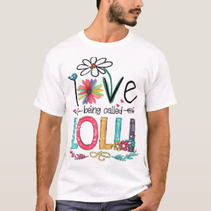 Ik vind het heerlijk om Lolli Sunflower Moederdag T-shirt