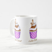 Ik vind het lekker, zachte soft-serve ijs koffiemok (Voorkant links)