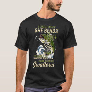 Ik vind het leuk als ze over buigt, maar ik vind h t-shirt