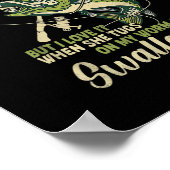 Ik vind het leuk als ze over Geviste Mannen gaat Poster (Hoek)