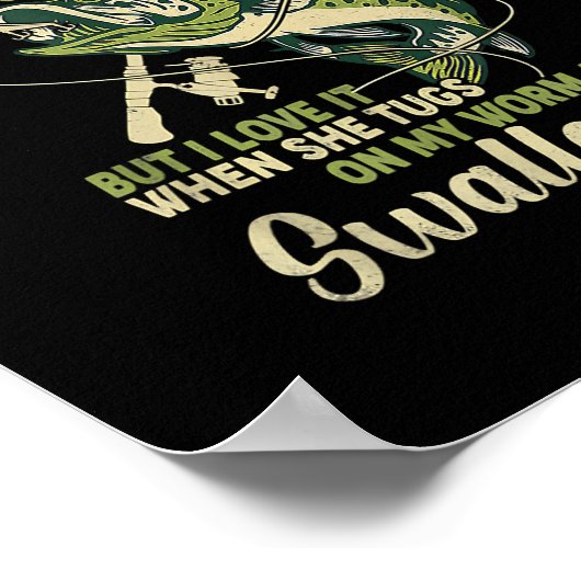 Ik vind het leuk als ze over Geviste Mannen gaat Poster (Hoek)