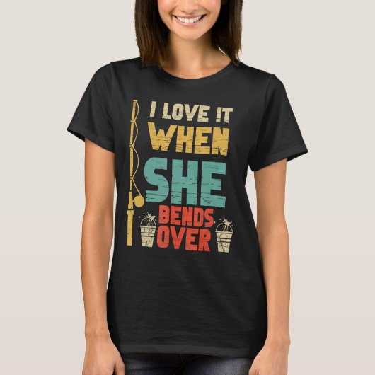 Ik vind het leuk als ze over Vist Gevist T-shirt (Voorkant)