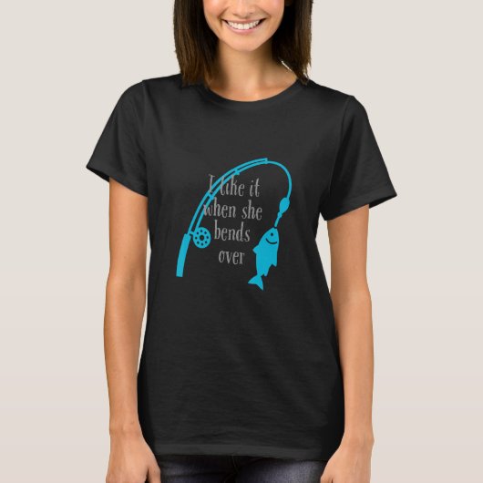 Ik vind het leuk als ze over Vist T-shirt (Voorkant)