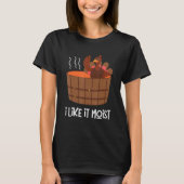 Ik vind het leuk dat de Thanksgiving Turkije een d T-shirt (Voorkant)