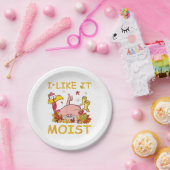 Ik vind het leuk dat het een boeiende grappige Tur Papieren Bordje (Feest)