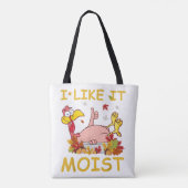 Ik vind het leuk dat het een boeiende grappige Tur Tote Bag (Achterkant)