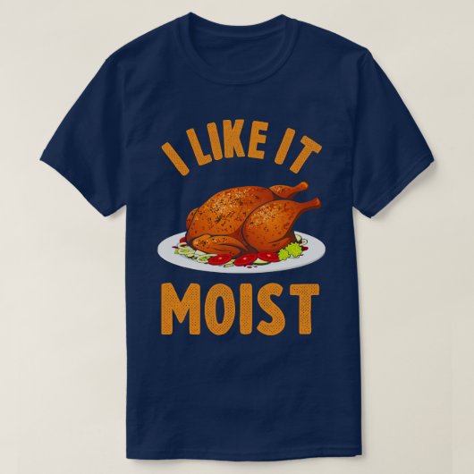 Ik vind het leuk dat het een boeiende Thanksgiving T-shirt (Design voorkant)