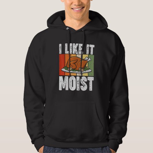 Ik vind het leuk dat het een moistische Thanksgivi Hoodie (Voorkant)