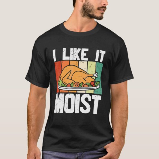 Ik vind het leuk dat het een moistische Thanksgivi T-shirt (Voorkant)