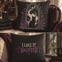 Ik vind het leuk dat het spookt Zwarte Kat Gothic