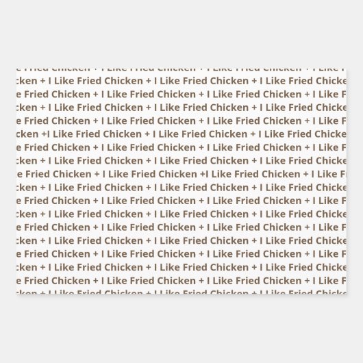 Ik vind het leuk dat ik een kip heb inpakpapier vel (Voorkant 3)