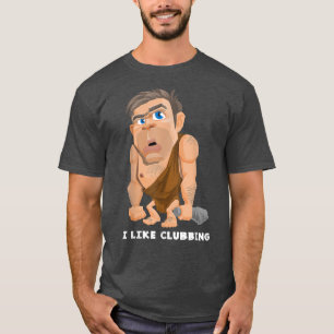 Ik vind het leuk dat ik schamel rond nacht club Go T-shirt