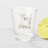 Ik vind het leuk dat Martini Cocktail Humor Shot Glas (Achterkant)