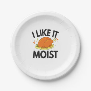 Ik vind het leuk dat Moist Funny Thanksgiving Toas Papieren Bordje