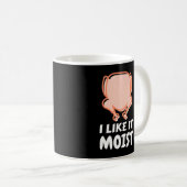 Ik vind het leuk dat Moist Funny Turkey Thanksgivi Koffiemok (Voorkant rechts)