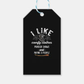 Ik vind het leuk dat Shows van Murder kleding make Cadeaulabel (Voorkant)