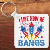 Ik vind het leuk hoe hij een koppel bijpassende fa sleutelhanger (Voorkant)