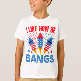 Ik vind het leuk hoe hij een koppel bijpassende fa t-shirt