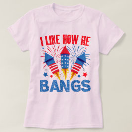 Ik vind het leuk hoe hij een koppel bijpassende fa t-shirt