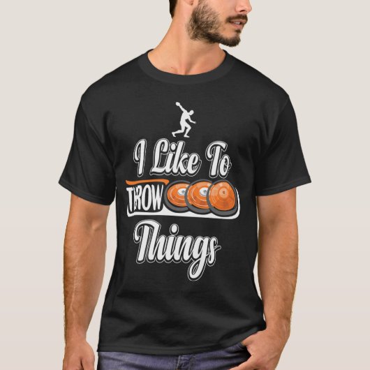 Ik vind het leuk om de dingen bij te houden. t-shirt (Voorkant)