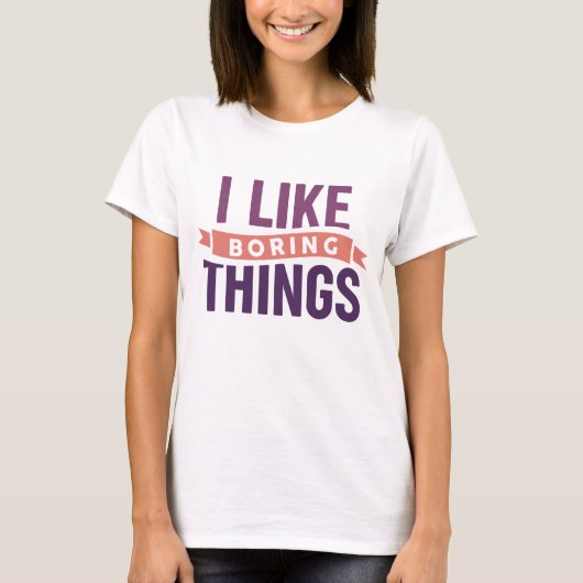 Ik vind het leuk om dingen te kopen t-shirt (Voorkant)