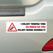 Ik vind het leuk om dit te zien - grappige Bumpers Bumpersticker (Op auto)