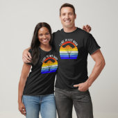 Ik vind het leuk om hoog te springen  Vrij parachu T-shirt (Unisex)