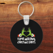 Ik vind het leuk om kerst te combineren, maar ik h sleutelhanger (Voorkant)