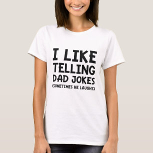 Ik vind het leuk om papa Jokes te vertellen T-shirt