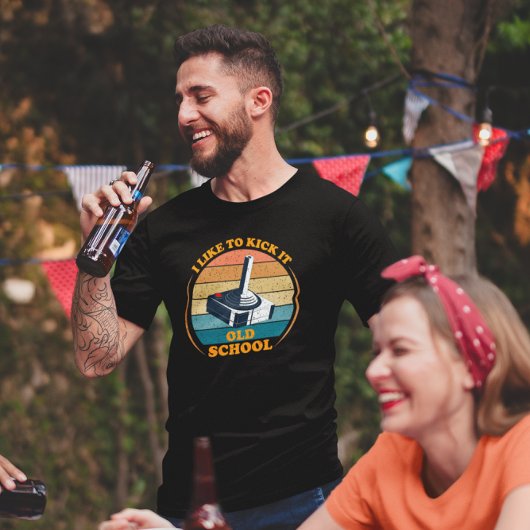 Ik vind het leuk om te schoppen Old School - Grapp T-shirt