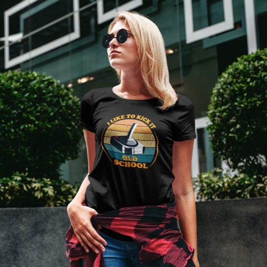 Ik vind het leuk om te schoppen Old School - Grapp T-shirt