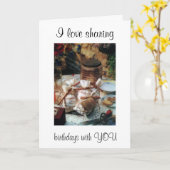 IK VIND HET LEUK OM VERJAARDAGEN TE DELEN MET JOU/ KAART (Gele Bloem)