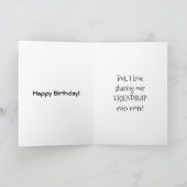 IK VIND HET LEUK OM VERJAARDAGEN TE DELEN MET JOU/ KAART (Binnen)