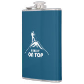 Ik vind het leuk op de top heupfles (Links)