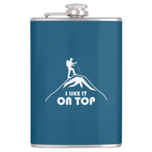 Ik vind het leuk op de top heupfles