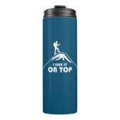 Ik vind het leuk op de top thermosbeker (Voorkant)