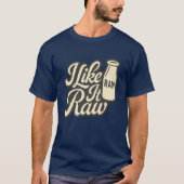 Ik vind het leuk Raw T-shirt (Voorkant)