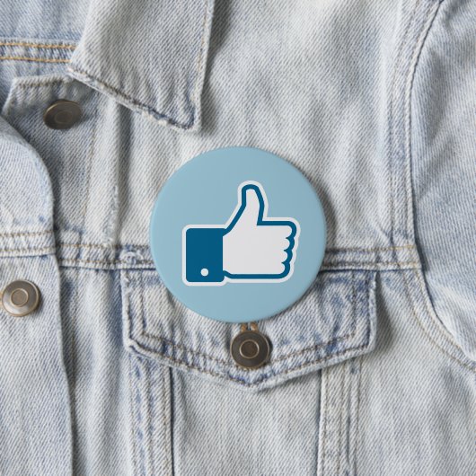 Ik vind het leuk. ronde button 7,6 cm (In situ)