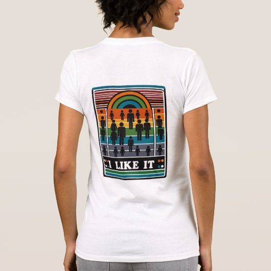 Ik vind het leuk t-shirt (Achterkant)