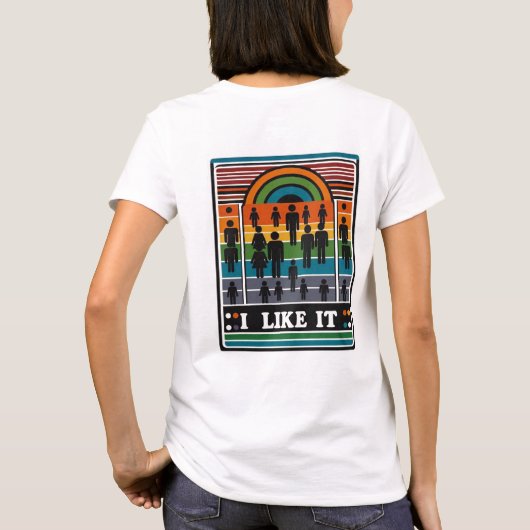 Ik vind het leuk t-shirt (Achterkant)