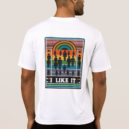 Ik vind het leuk t-shirt (Achterkant)