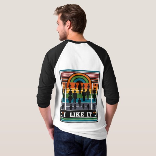 Ik vind het leuk t-shirt (Achterkant volledig)