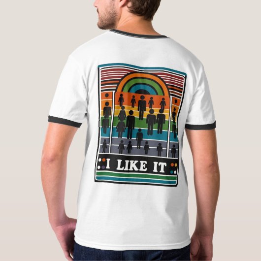 Ik vind het leuk t-shirt (Achterkant)