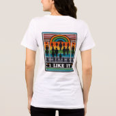 Ik vind het leuk Tri-Blend shirt (Achterkant)